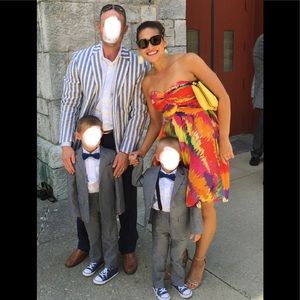 Shoshanna 100% silk bandeau dress